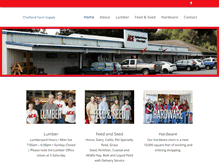 Tablet Screenshot of chieflandfarmsupply.net